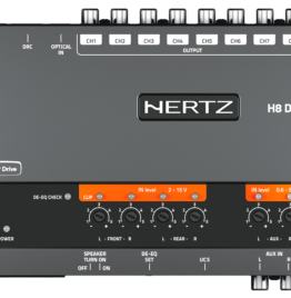 Hertz H8 DSP DRC processore 8 canali con DSP e controllo remoto dsp
